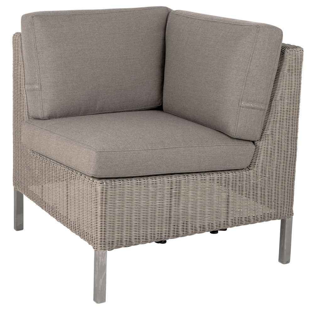 Connect Hörnmodul Hög Taupe Konstrotting