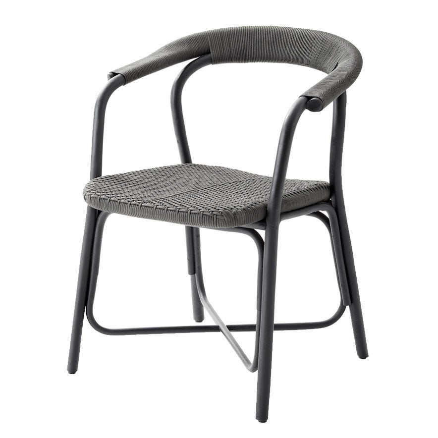 Noble karmstol rotting Svart