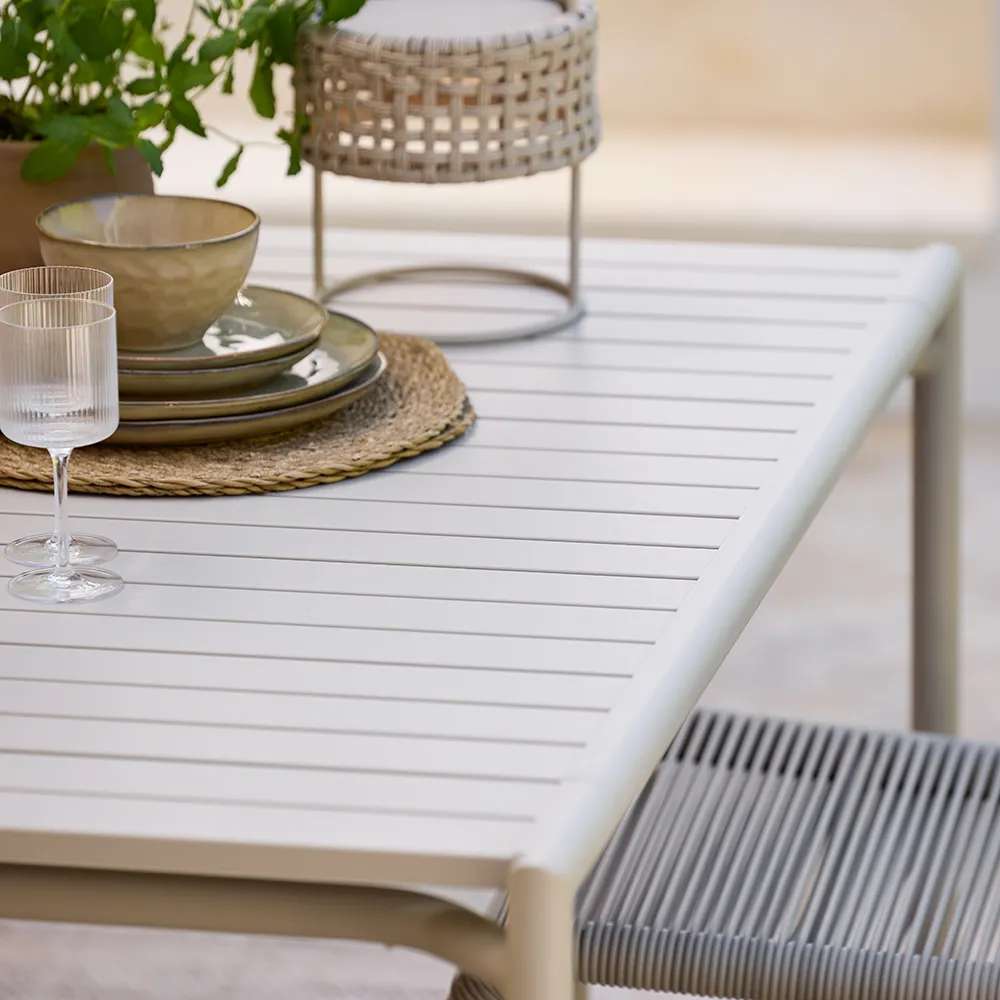 Bliss soffbord/bänk Dark green, aluminium