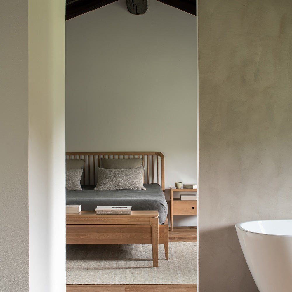 Bok Bänk Lackad Teak 35x146 cm