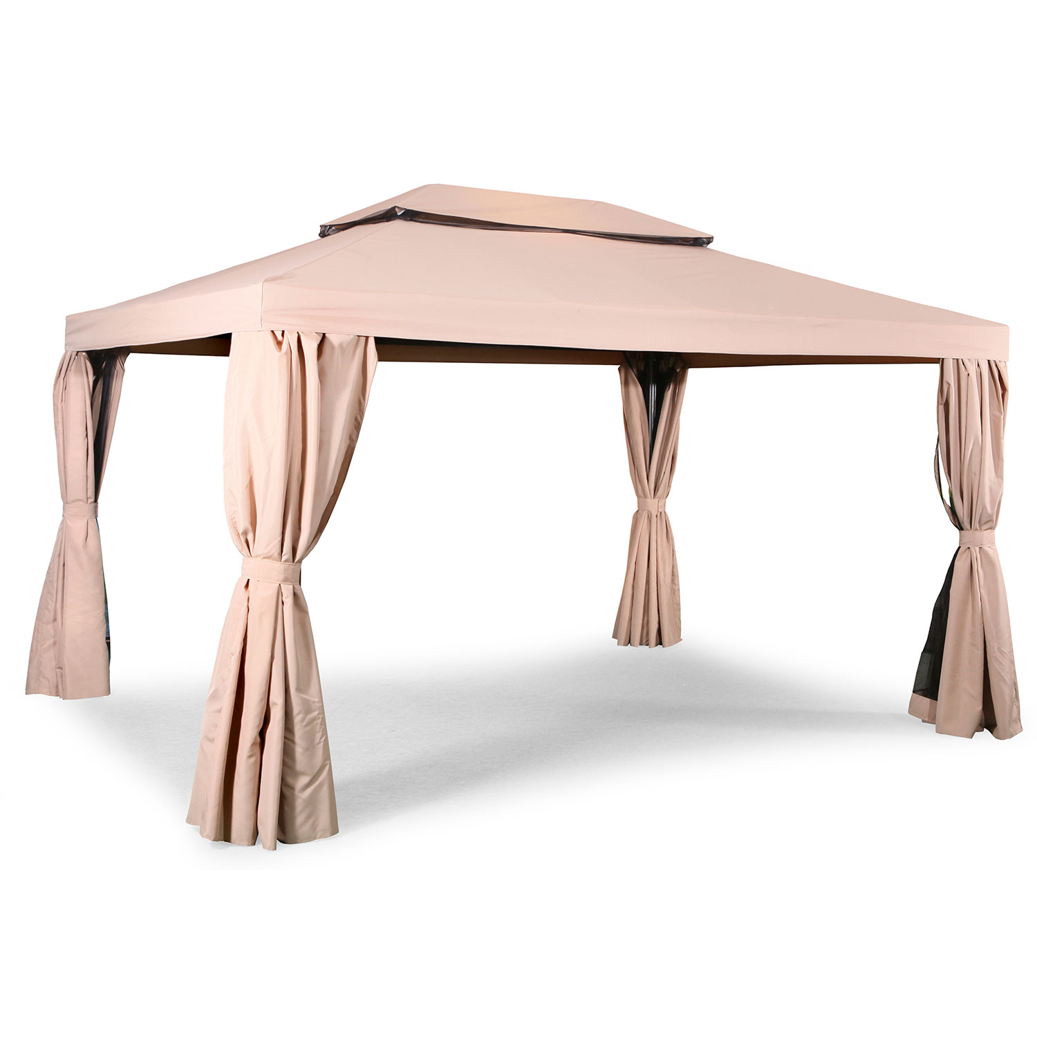 Hillerstorp Luxor paviljong 300×400 cm beige aluminium