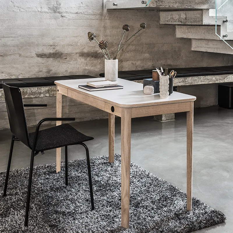 Sm131 Skrivbord Ek Massiv Naturolja 115X55X74Cm 