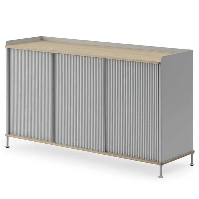 muuto, enfold sideboard 148 x 45 cm  - oiled oak grey