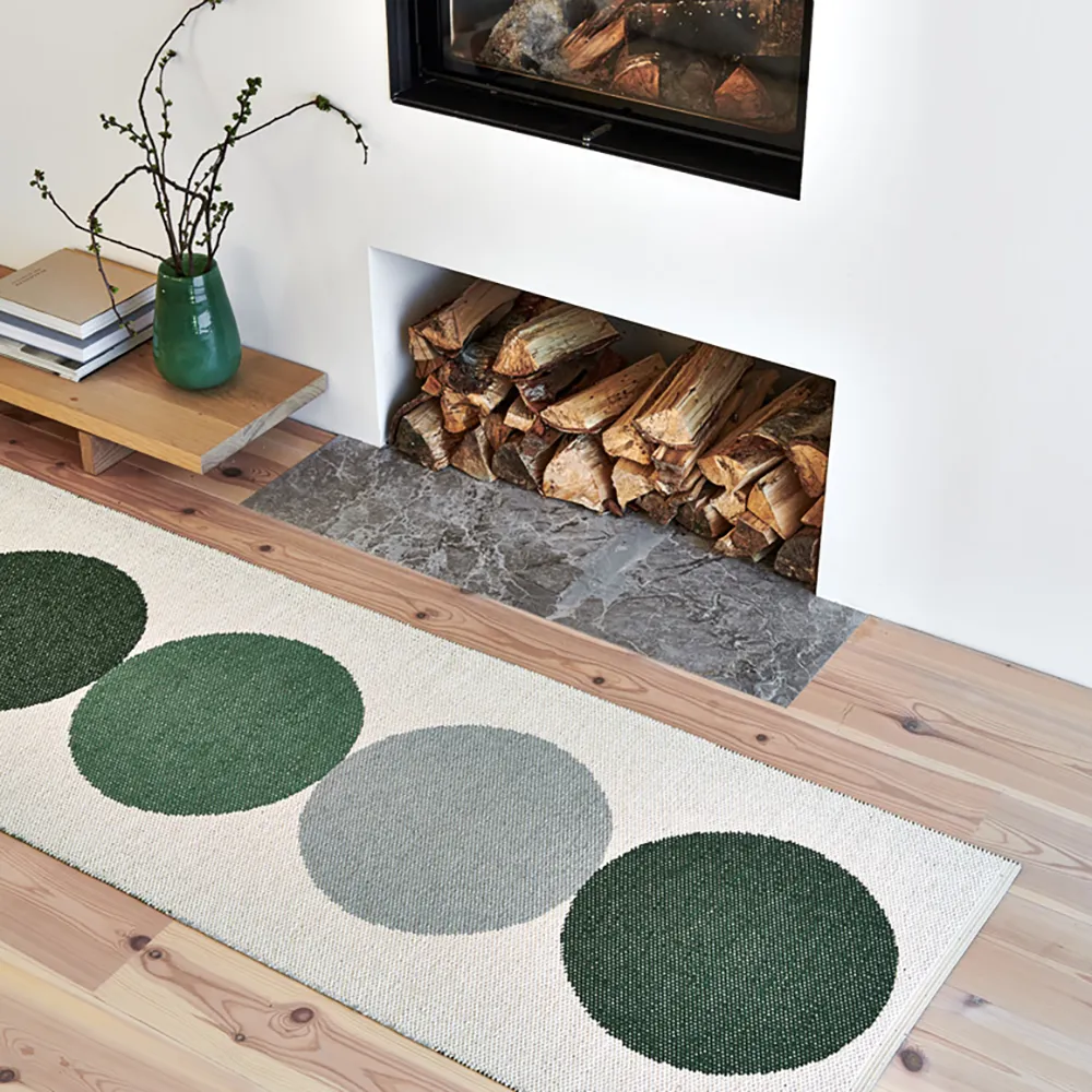 Alternativ bild 1 för Pappelina Otto plastmatta 70 x 140 cm, herb