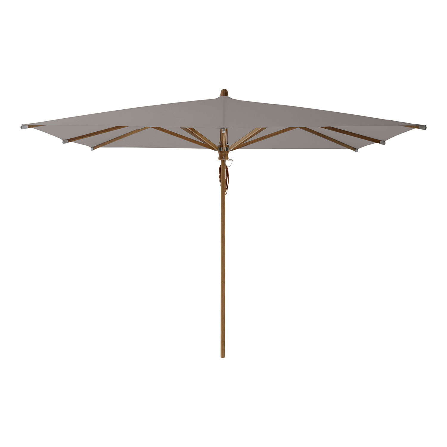 Glatz Teakwood parasoll 330×330 cm kat.5 686 urban clay