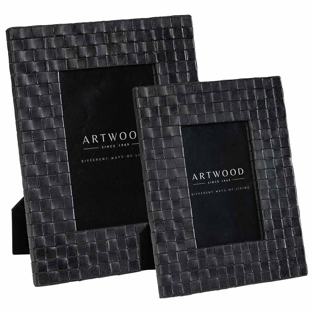 Artwood, Fotoramar Fuego Svart Läder