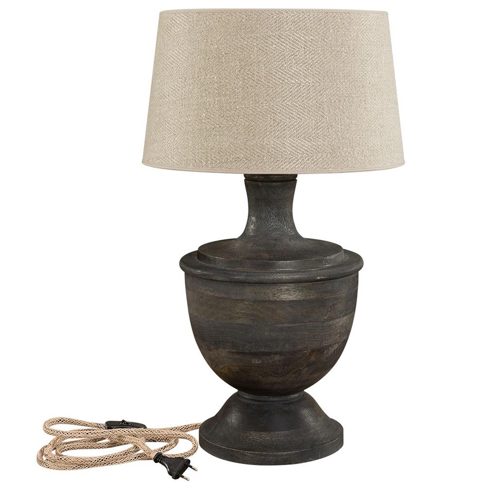 Capri Bordslampa Antique Wood