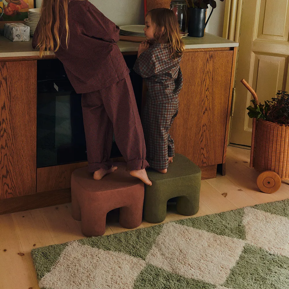 Handtuftad Ullmatta Tilt 140x200 cm