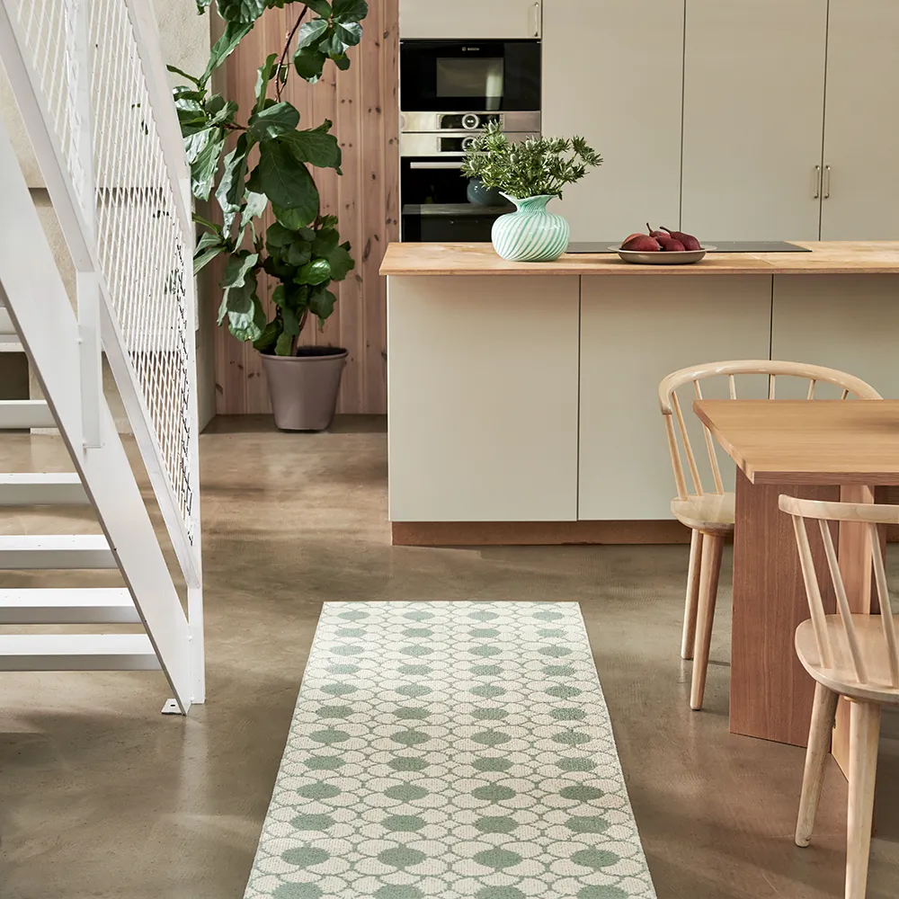 Anya matta Misty Mint/Vanilla 70 x 100 cm