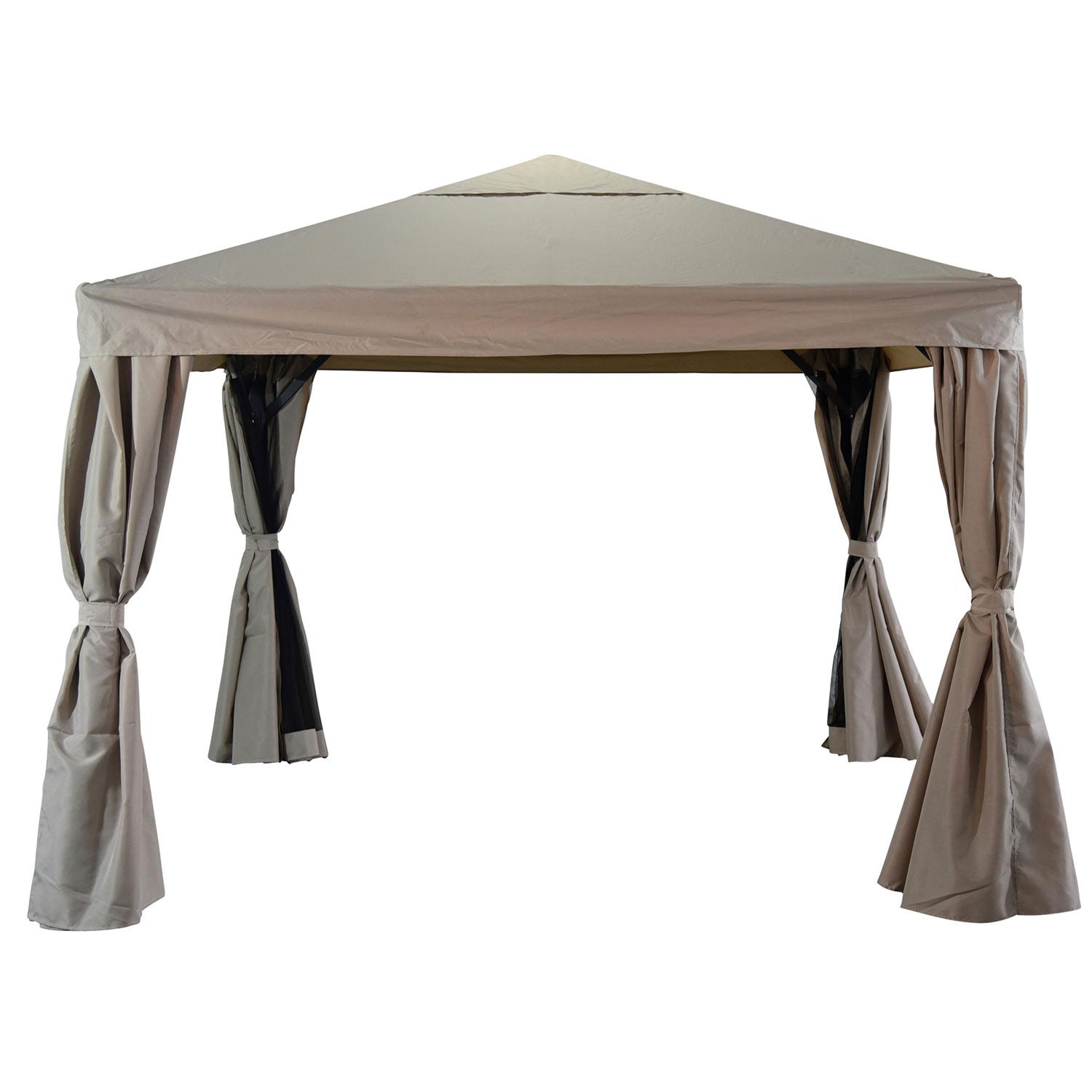 Brafab, Biella paviljong 300x300 antracit/beige aluminium