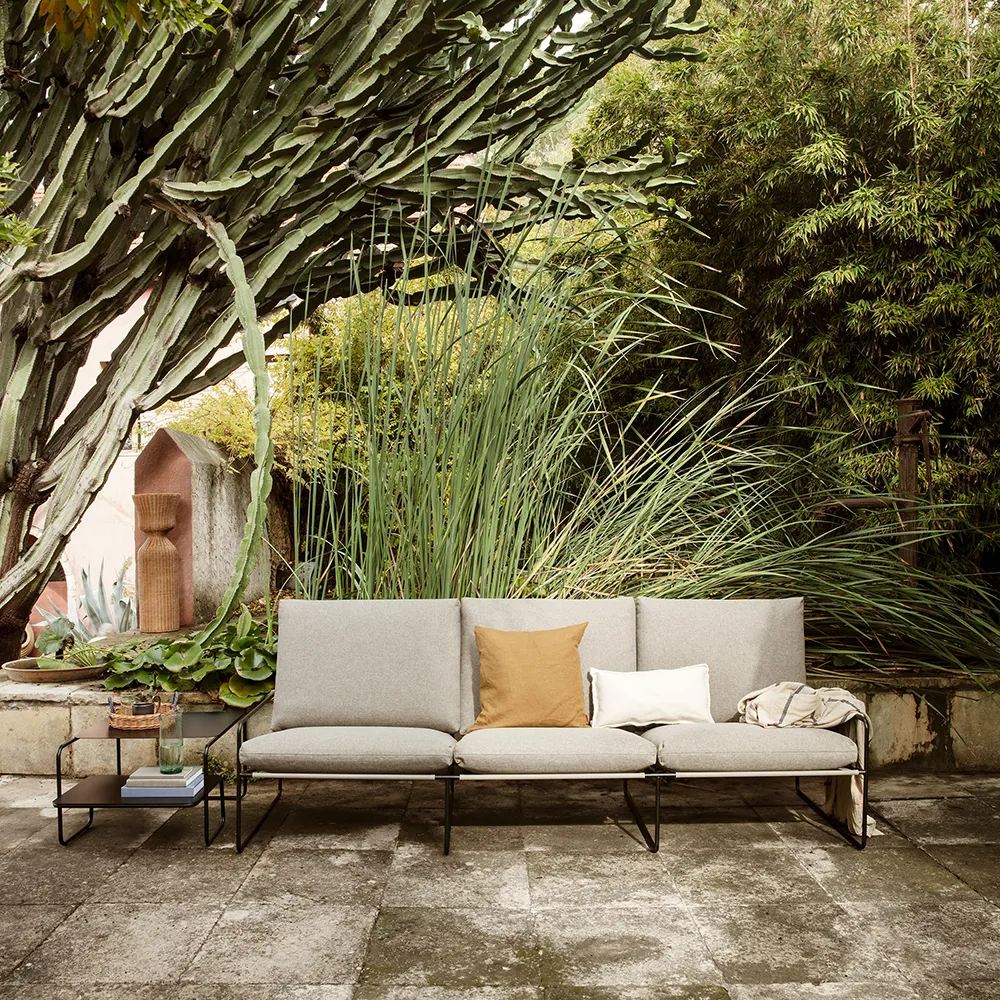 Desert 3-sits soffa Black/Dark Sand