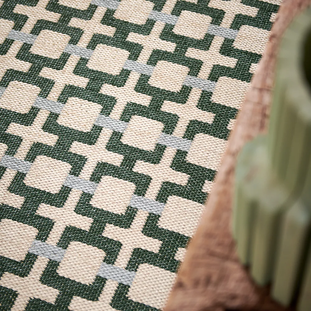 Tom matta Leaf/Cream/sage 70 x 240 cm