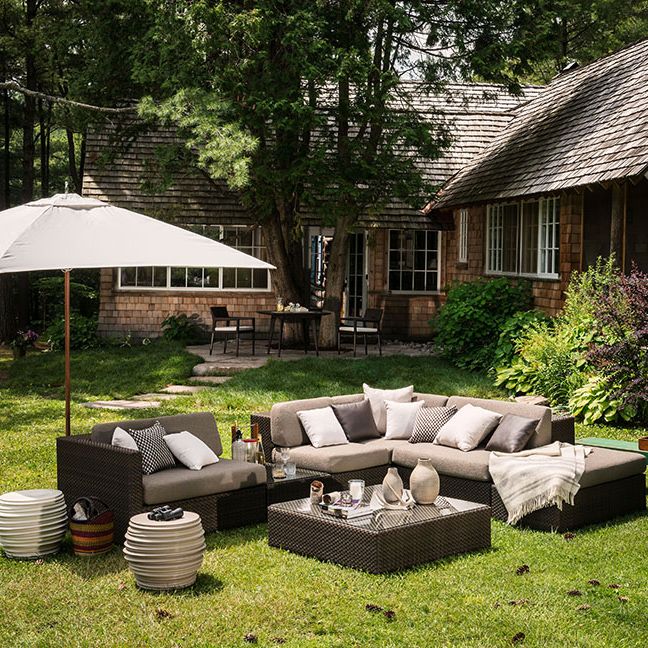 Lounge fotpall 110 cm java 