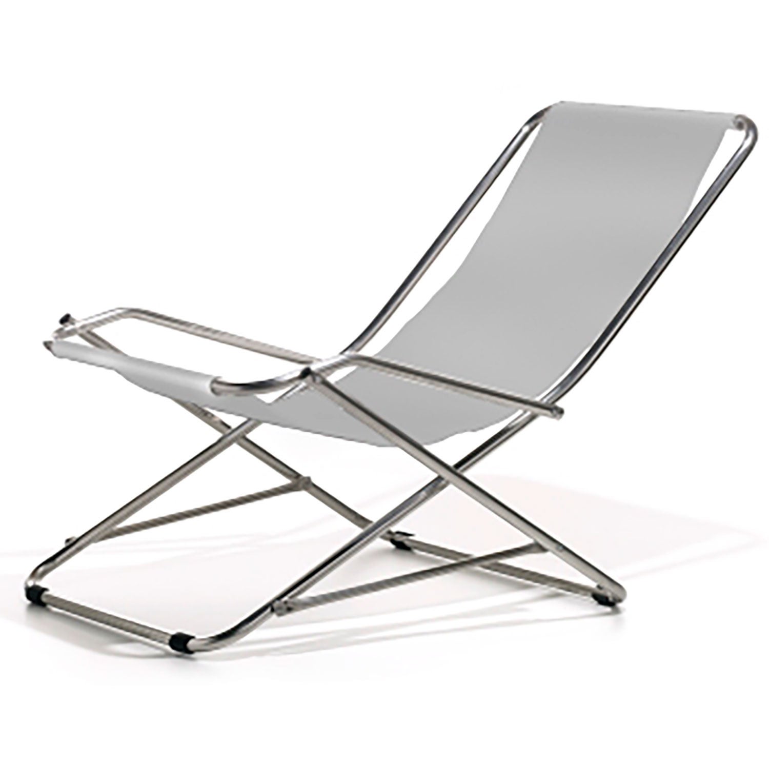 Dondolina solstol grey textilene/aluminium 