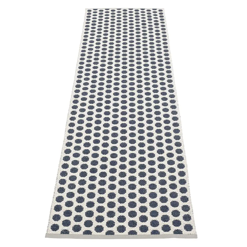 pappelina, noa matta 70x250 dark blue/vanilla