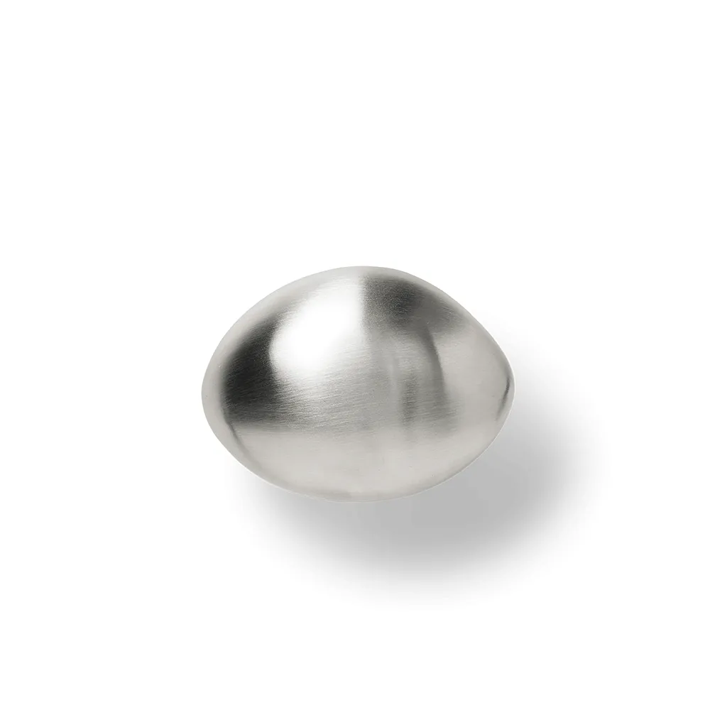 Produktfoto för Ferm Living - Lemon Hook - Krokar - Brushed Stainless Steel - W5 x H7 x D4 cm