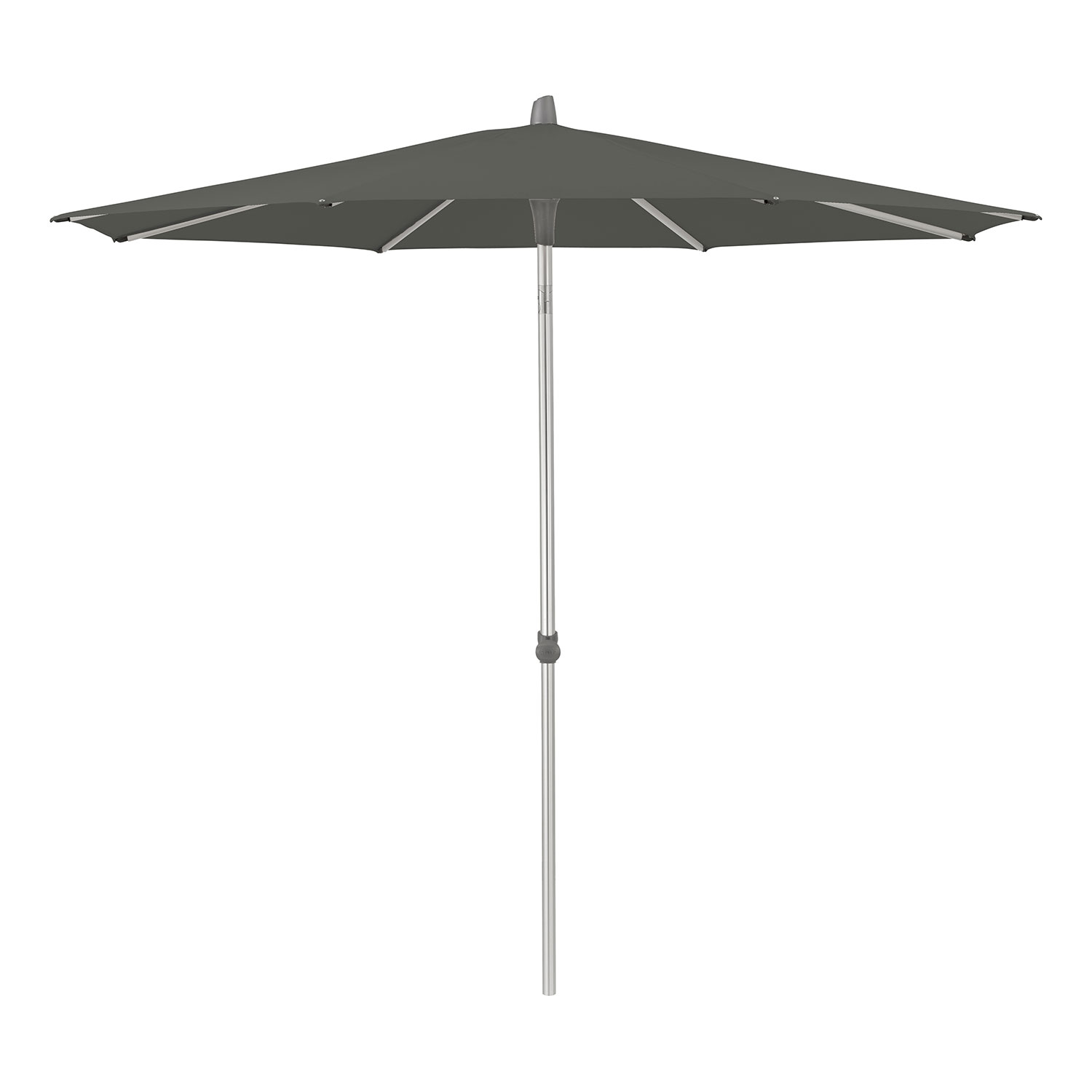Alu-smart parasoll 250 cm kat.5 669 carbone