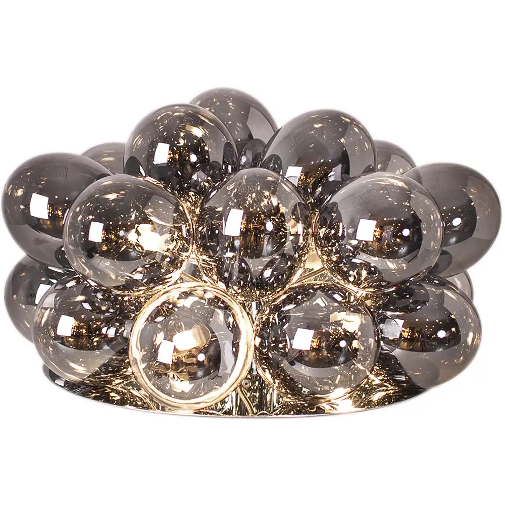 by Rydéns, Gross Bordslampa Ø38cm Rökgrå