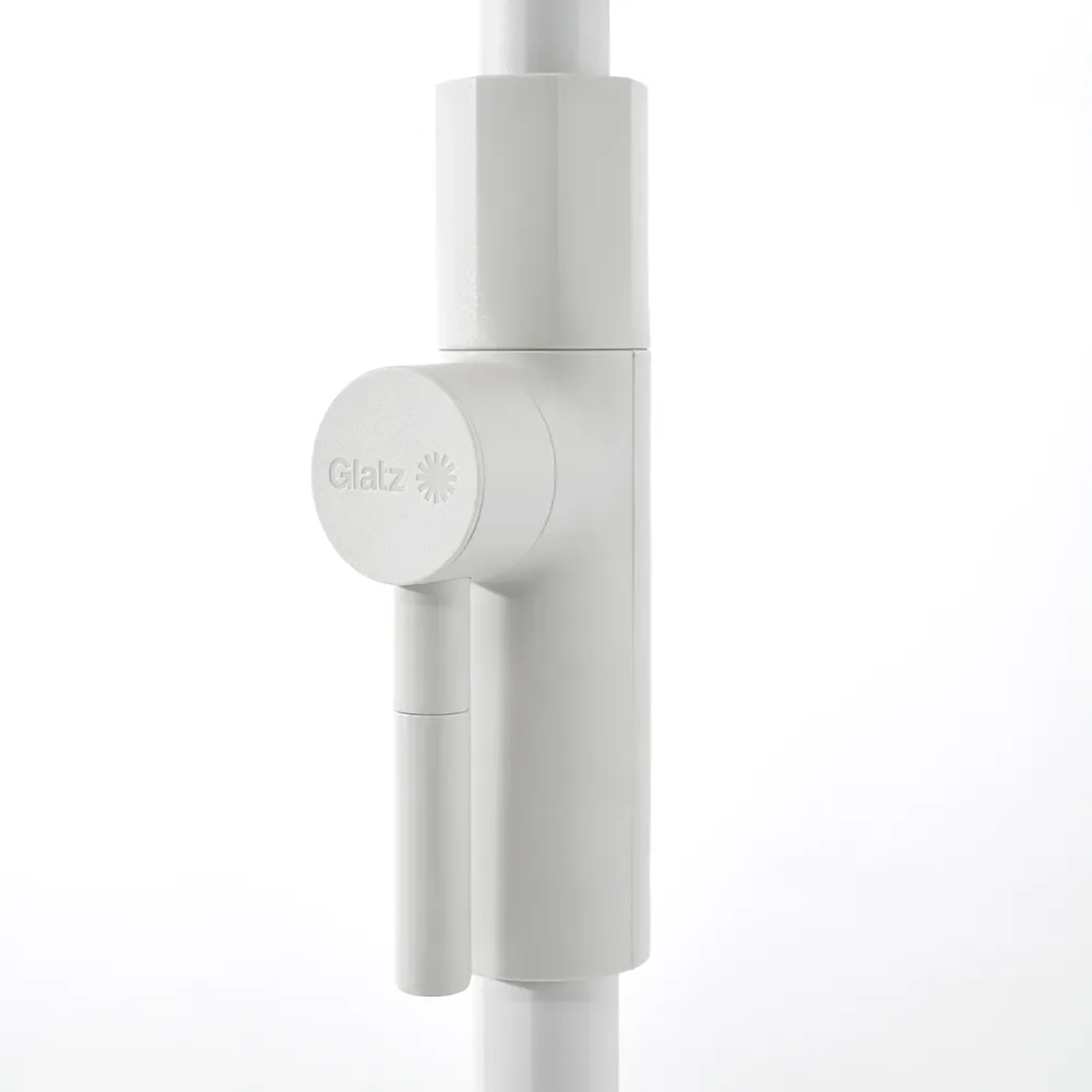 Twist 300 cm parasoll matt white Kat.5 806 Forge