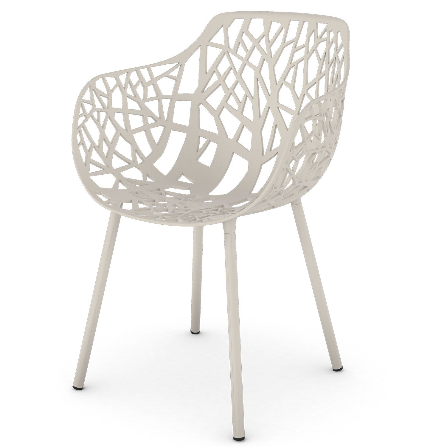 Forest karmstol Creamy White 