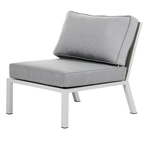 Belfort mittdel   inkl dynor vit / Peral Grey