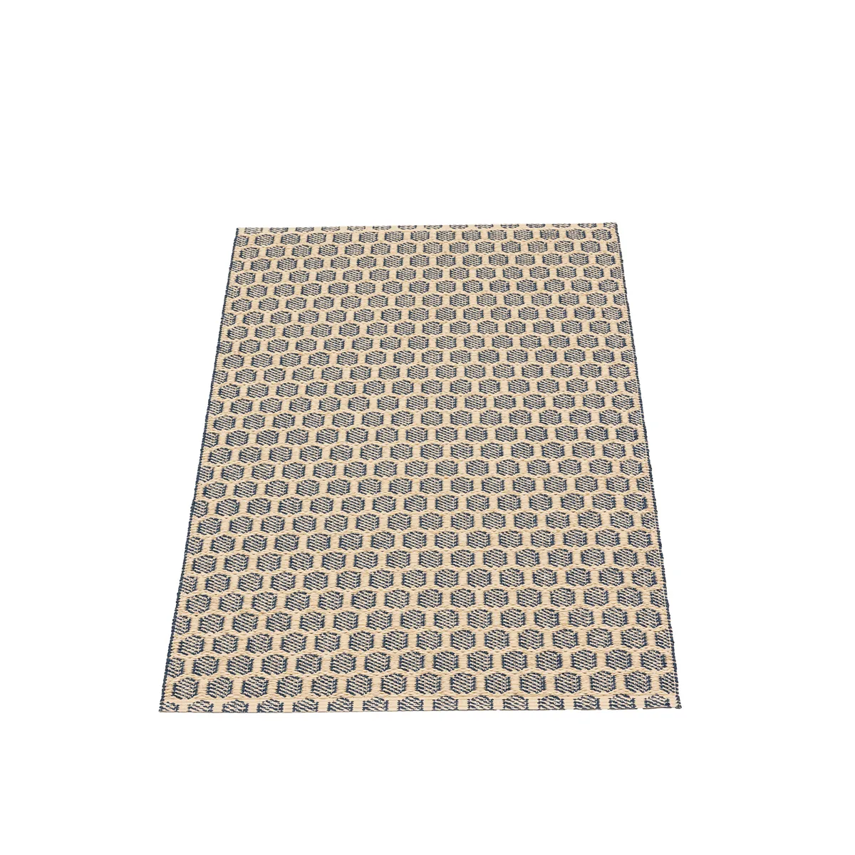 Vändbar Plastmatta MIMI Ocean Blue/Cream 70x360 cm