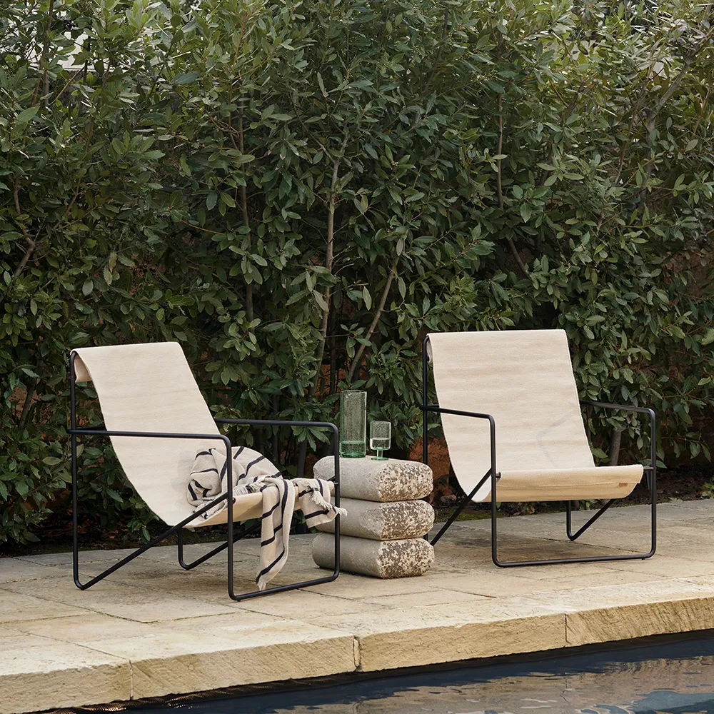 Desert Lounge Fåtölj Black/Cloud