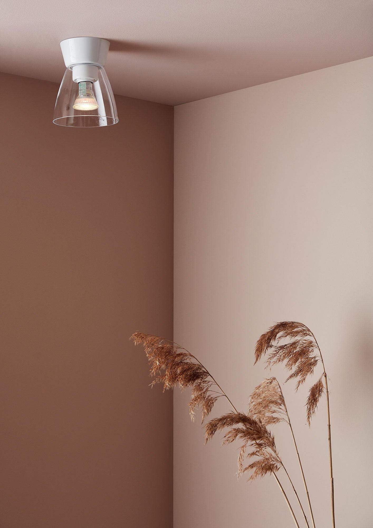 Bizzo Plafond D165 Mässing/Klarglas Inkl Ljuskälla