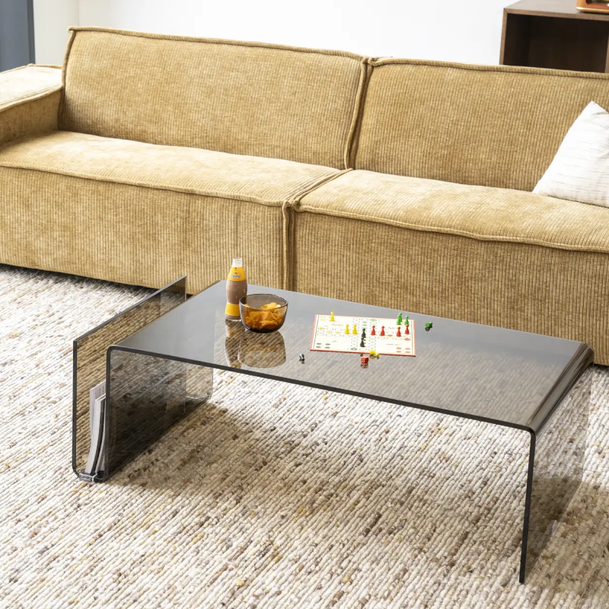 Coffee table Shadow - brown 120x60x38 cm