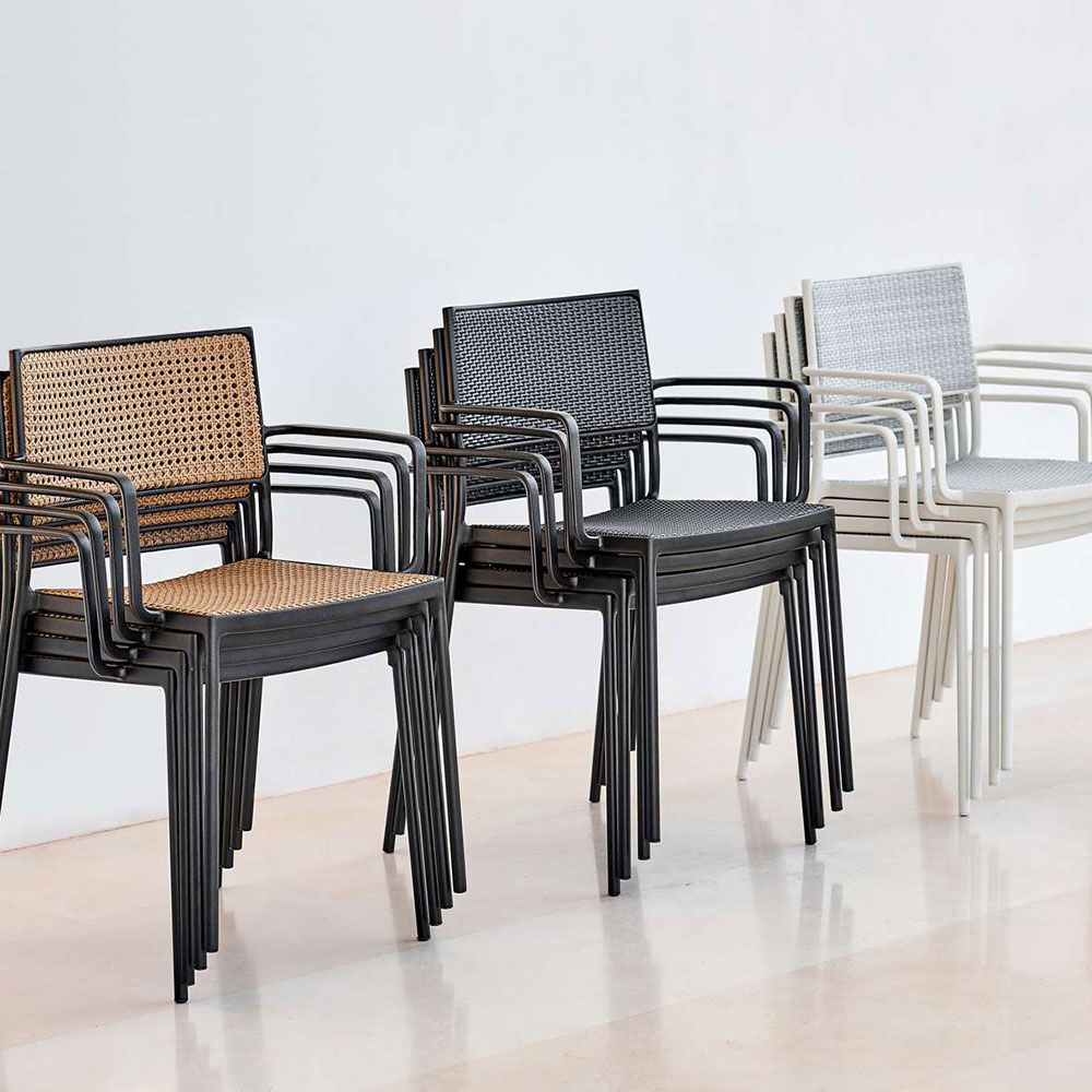 Less Stapelstol Fransk Flätning