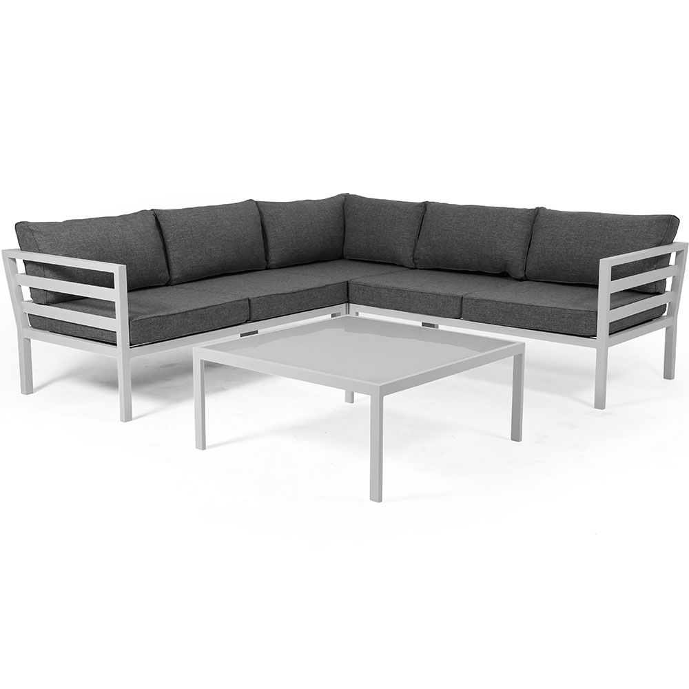 Weldon soffgrupp vit/grå 