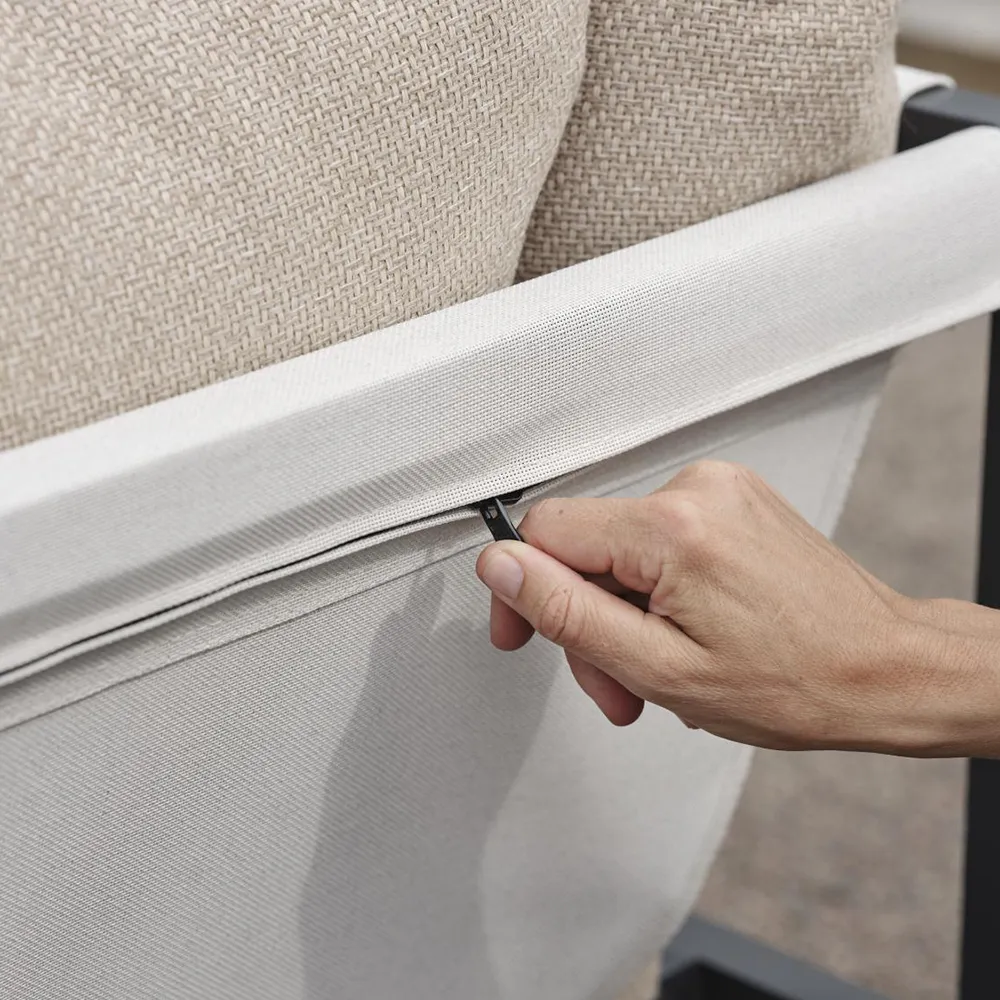 Allie Hörnsoffa Barley/Anthracite