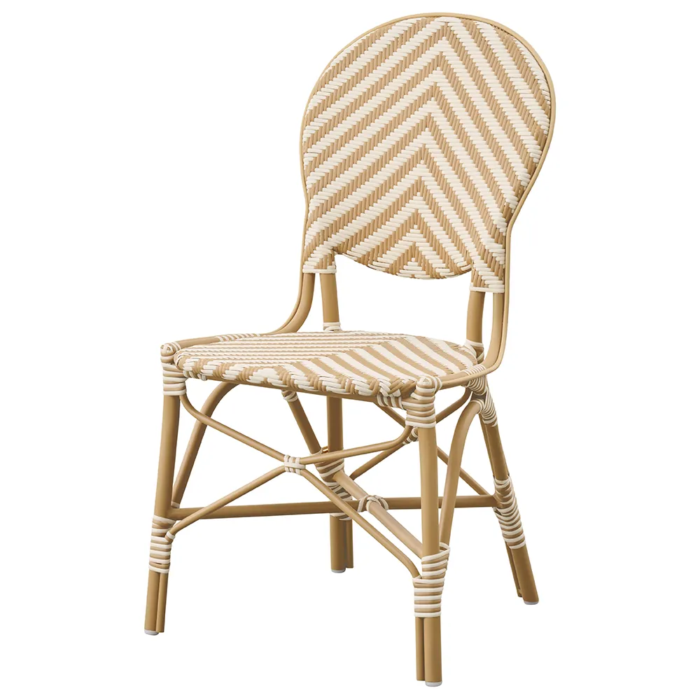 Isabell outdoor matstol ivory/honey