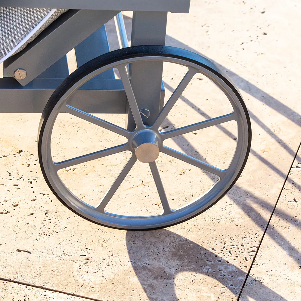 Solvagn Grå Aluminium 