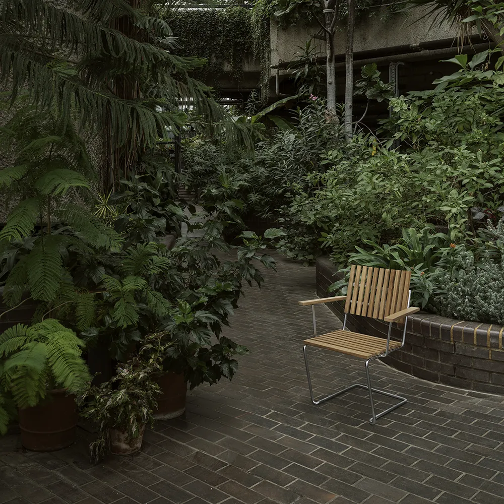 Bovik fåtölj teak / galv