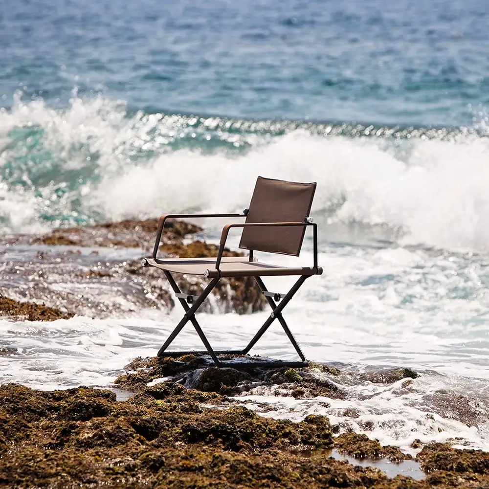 Seax karmstol Svart/Taupe