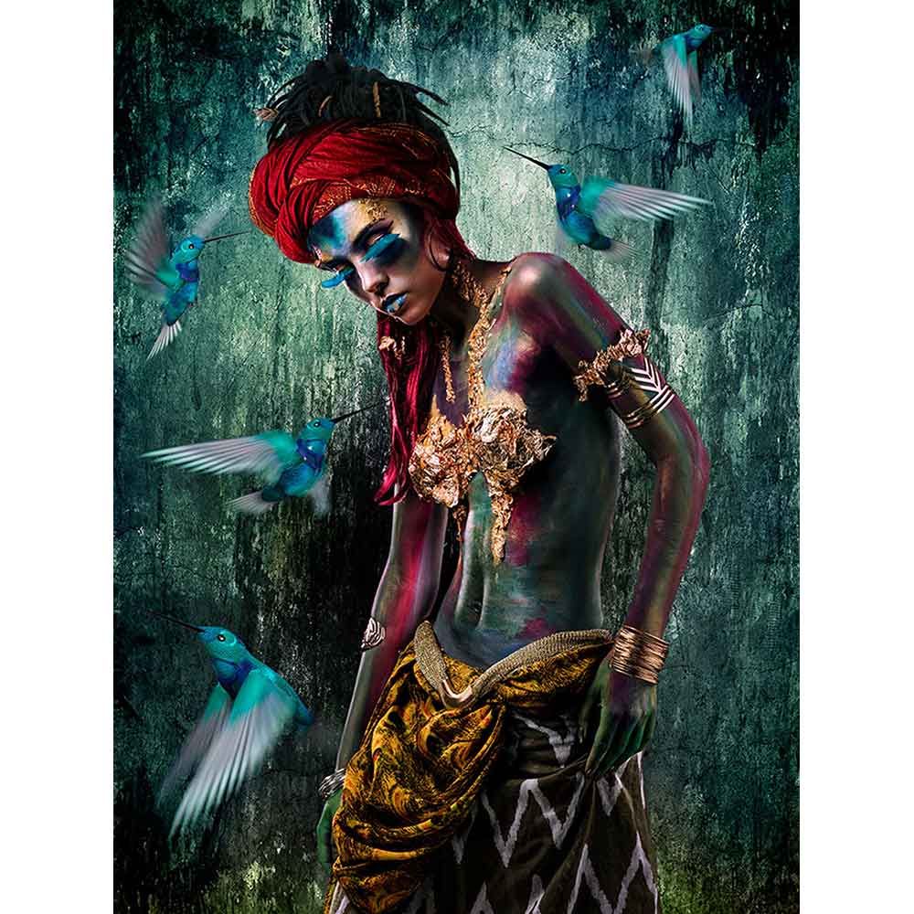 Produktfoto för Artwood, Väggdekoration Kolibri 100X150 Cm