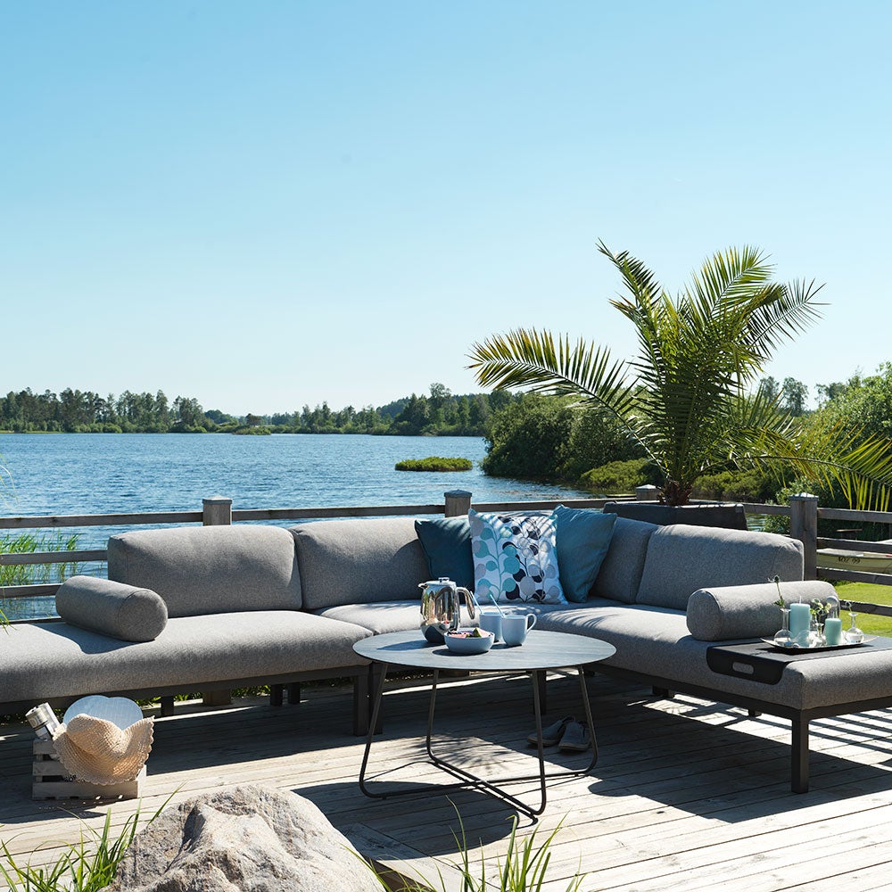 Gonesse soffgrupp grå från Brafab Handla utemöbler hos Hulténs
