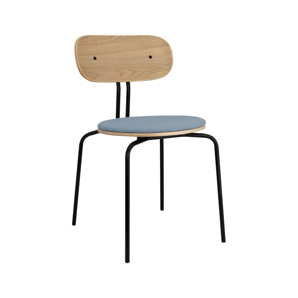 Curious Matstol Ek/Svart Metall Bright Skies