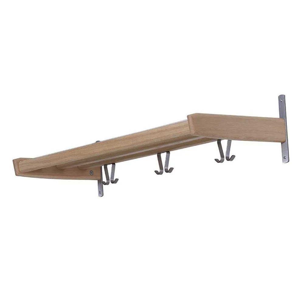 Oscarssons Möbel, Meja Hatthylla 90 cm Vitoljad Ek