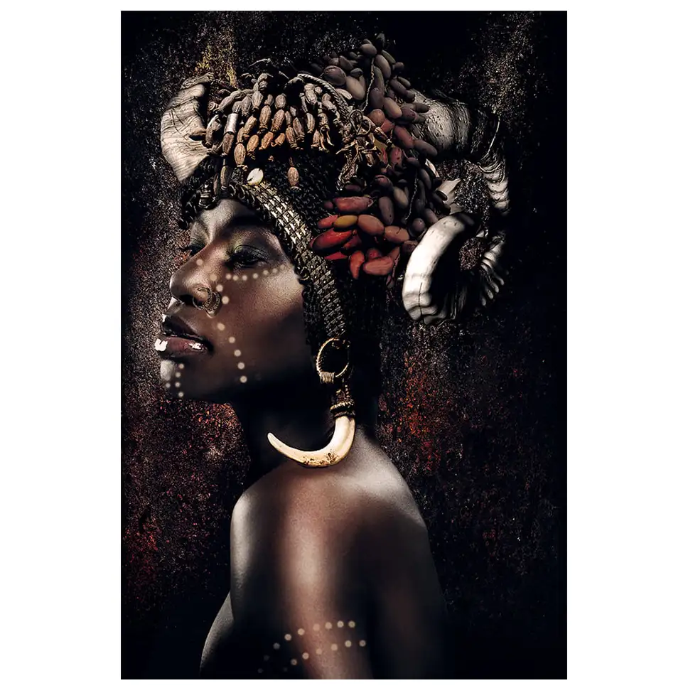 Artwood Väggdekor Queen of Africa 80×120 cm