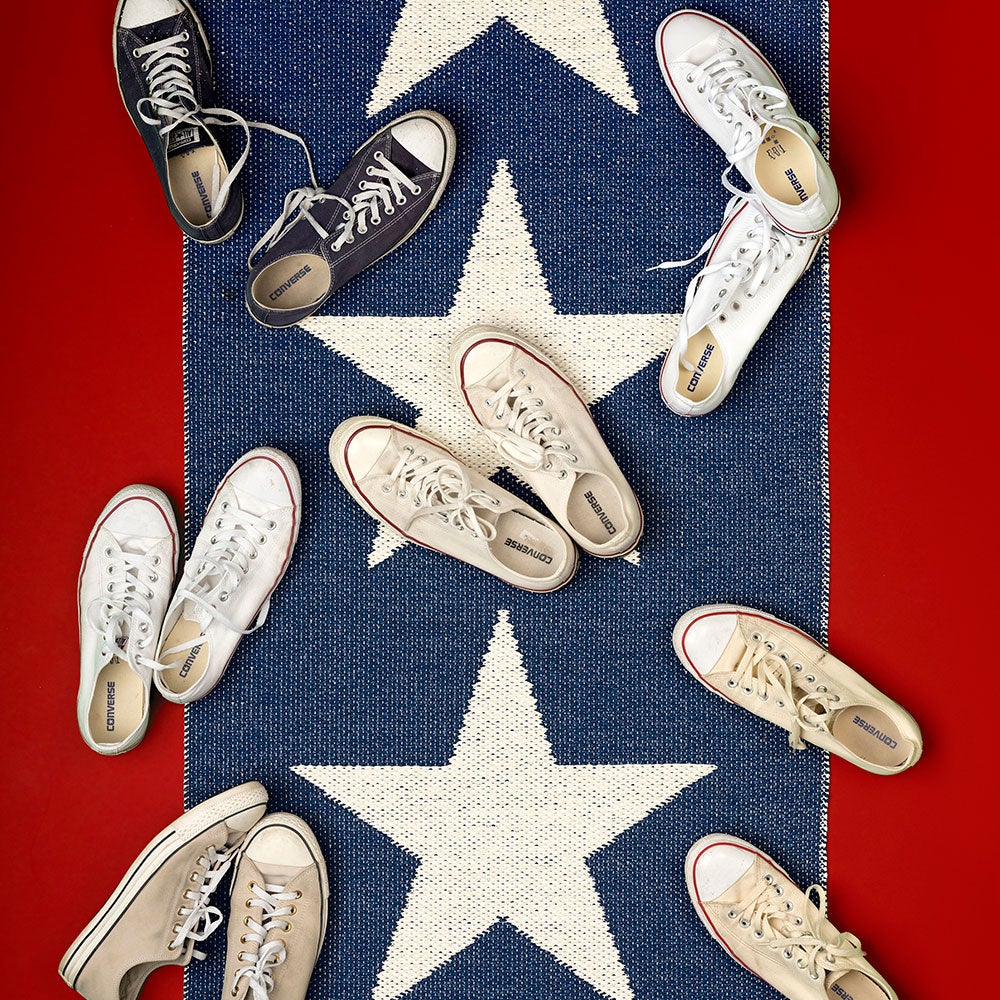 Viggo matta 70x150 cm one dark blue / vanilla 