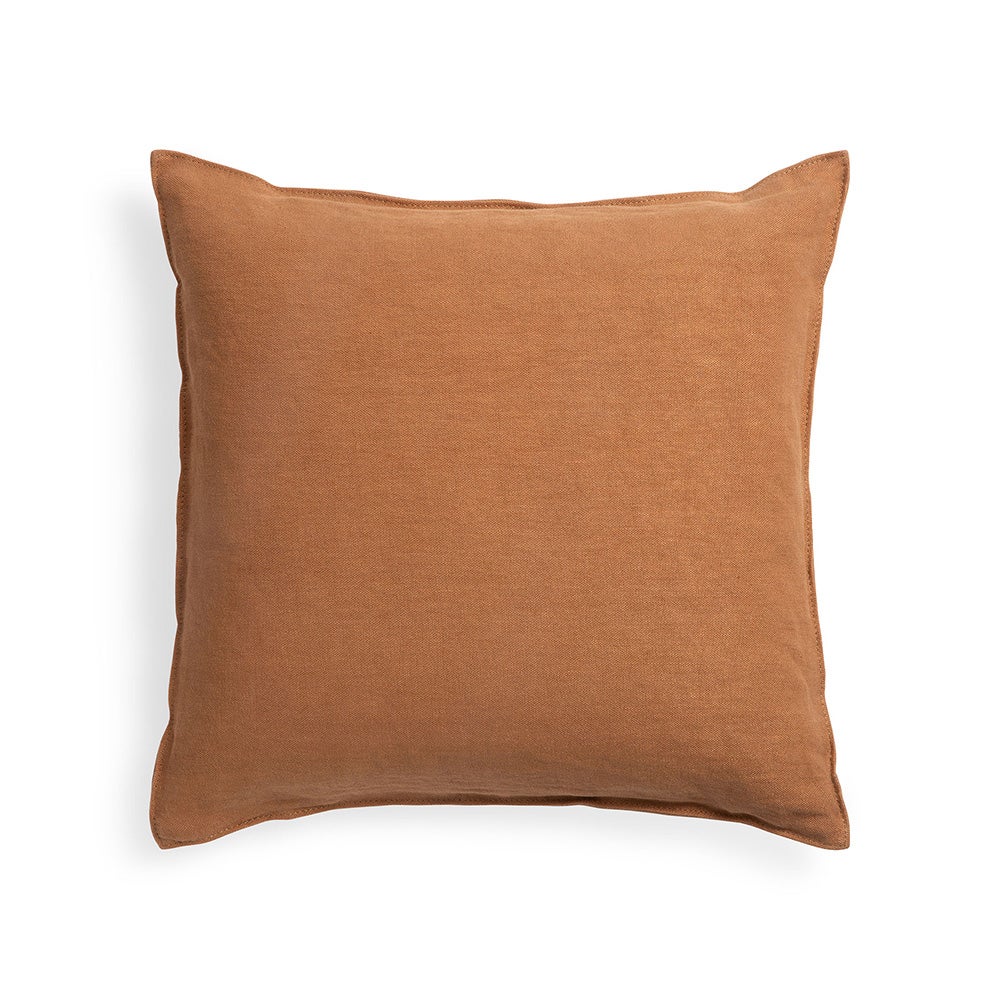 Lin Kuddfodral Cinnamon 50x50 cm