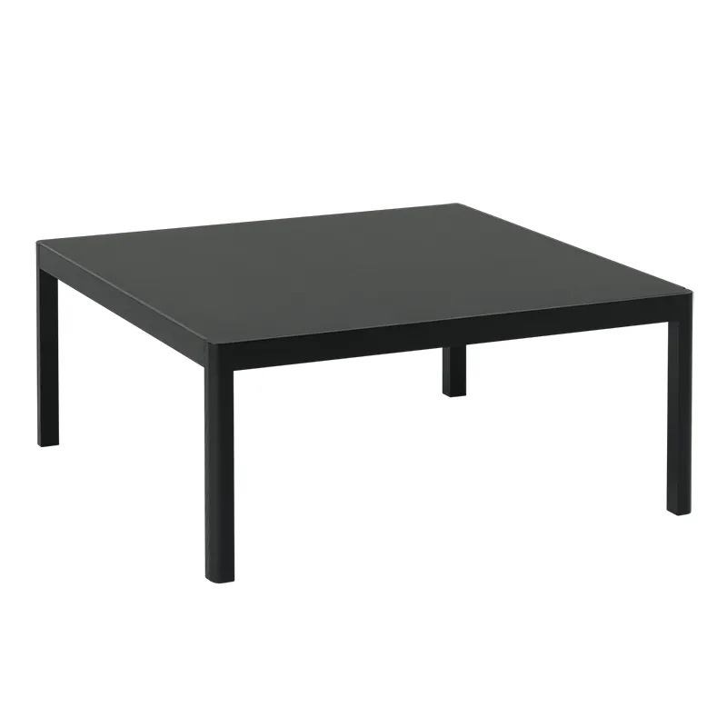 muuto, workshop soffbord 86 x 86 cm - black linoleum