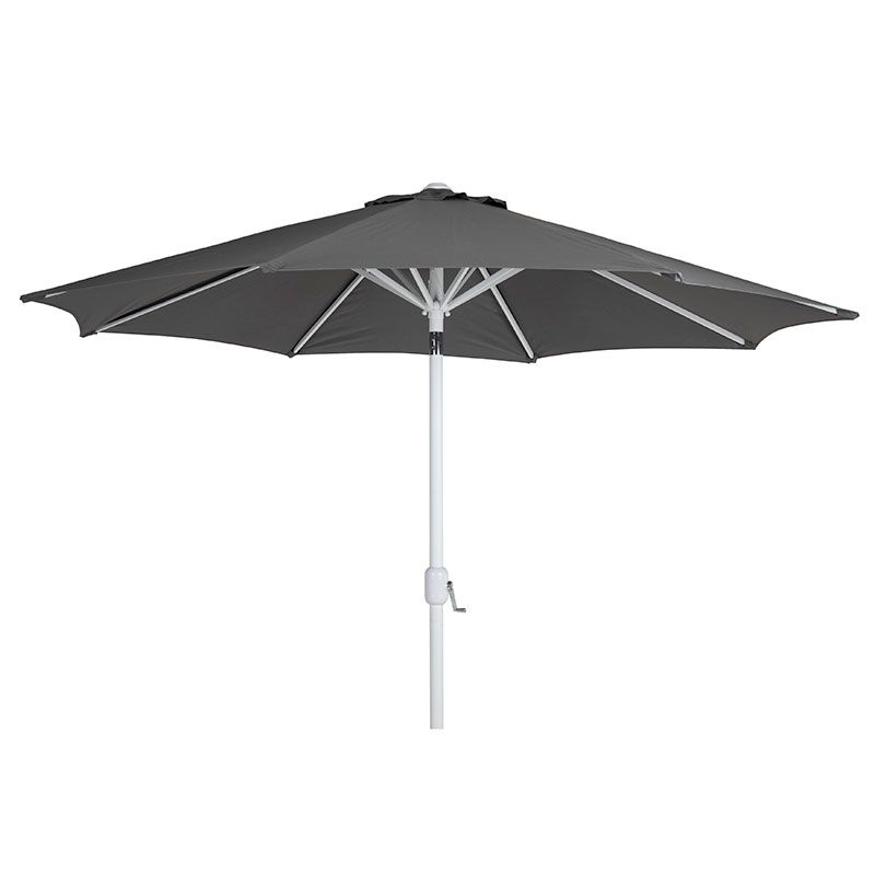 Brafab Cambre parasoll 250  cm vit/grå