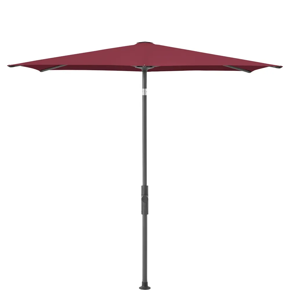 Glatz, Twist parasoll 250x200 cm anthracite Kat.4 436 Wine