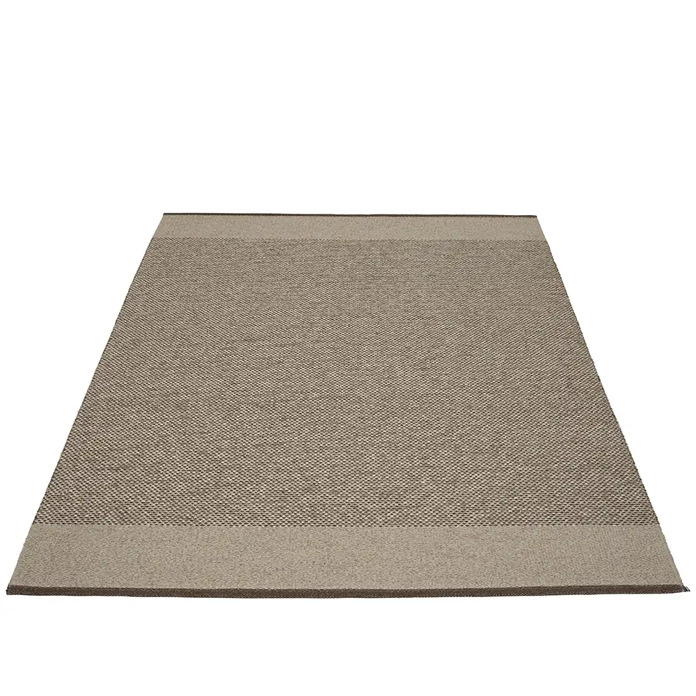 pappelina, edit matta 230x320 cm dark brown