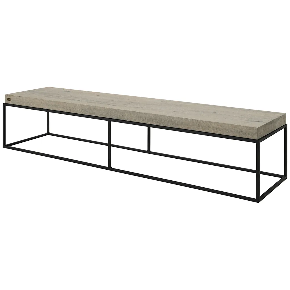 artwood, mediabänk carlisle 180x45 cm silverstone