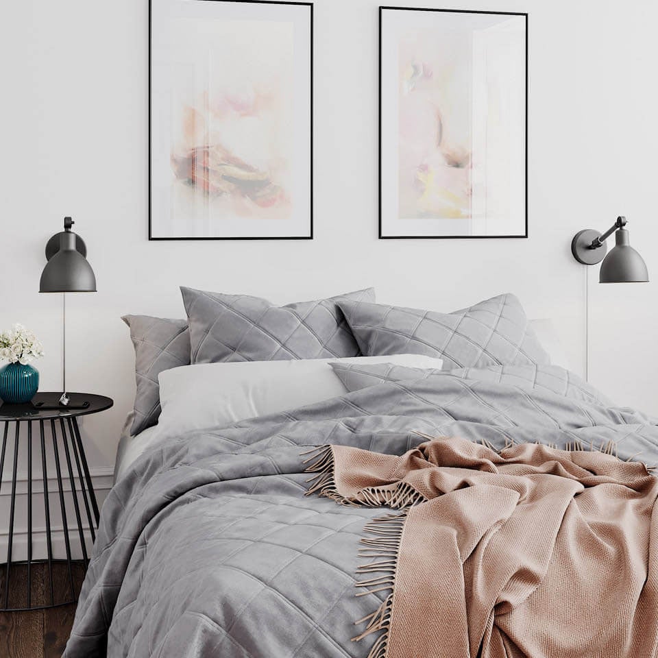 Bazar Vägglampa sandsvart