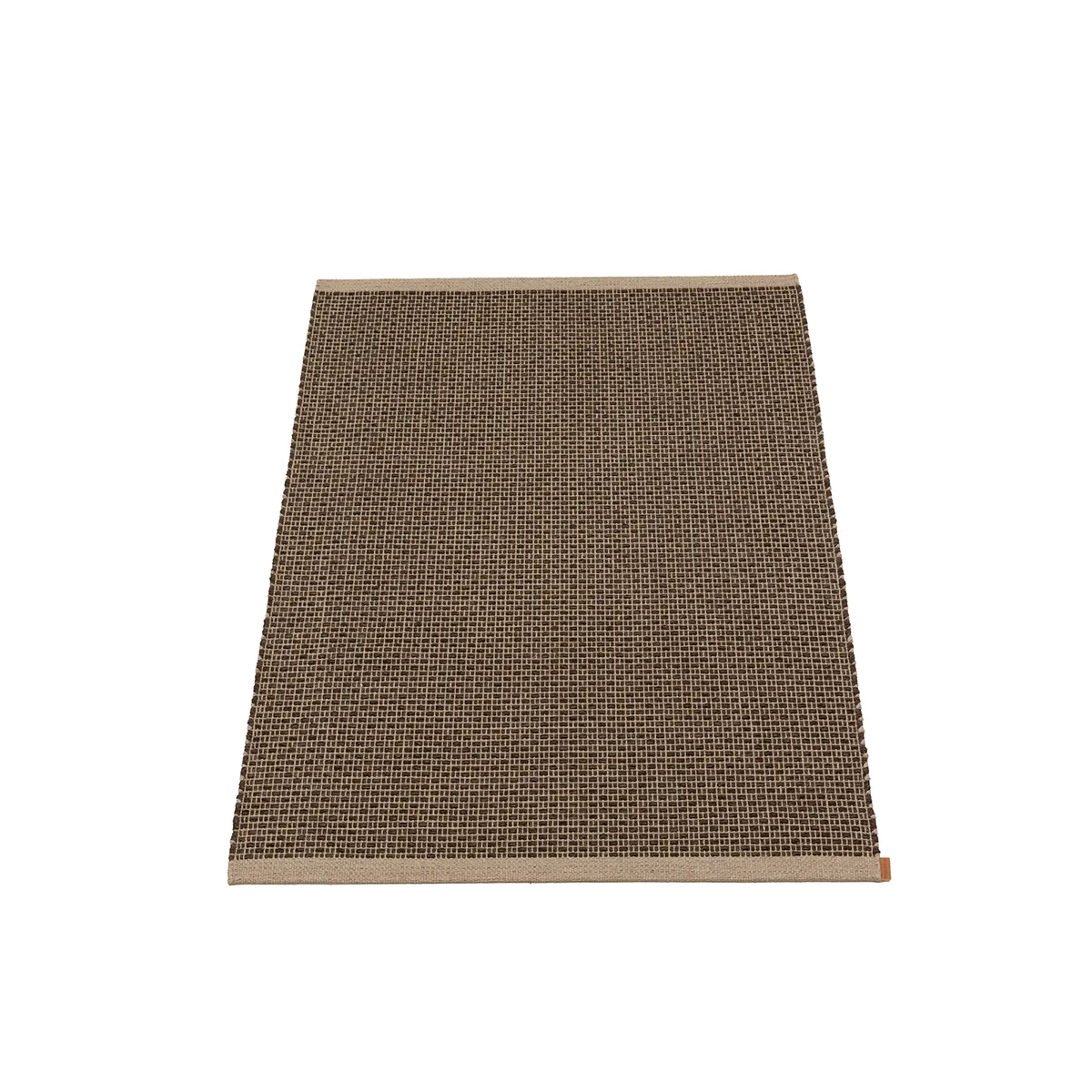 Tvättbar Plastmatta NILS Dark Brown 70x120 cm